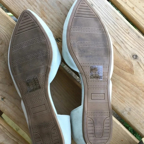 F21 Mint Green D’Orsay Ballet Flats Shoes Loafers - Picture 8 of 9